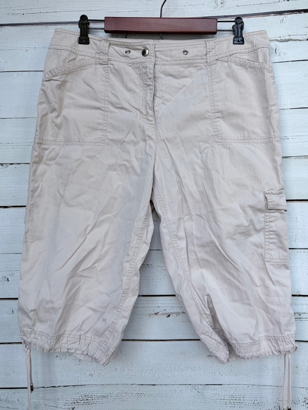 Jones New York Sport Classic Comfort Stretch Twill Utility Shorts - 12